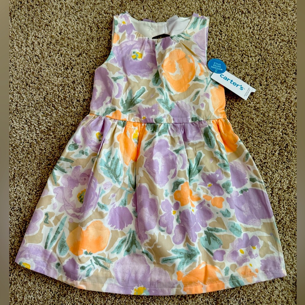 NWT Floral Dress, Size 3T